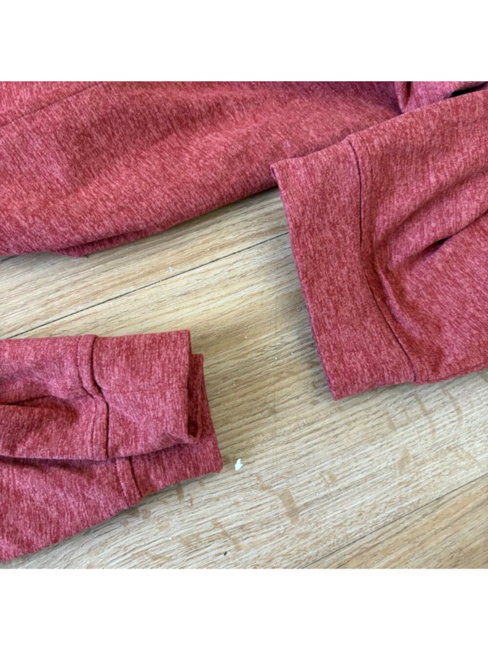 Lululemon Athletic Soft Jersey Classic Fit MR Joggers Heathered Orange Size 4 - Picture 8 of 10